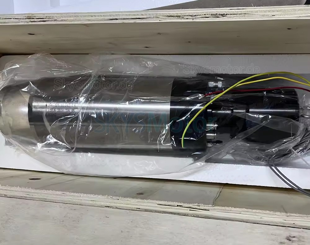 7,5kW 220V/380V Luftgek&uuml;hlt ATC Chinaspindel Motor (Werkzeugwechselspindel) JGL125-30-24Z 24.000U/min BT30